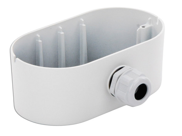 Caja de conexiones Hikvision, exterior, para cámaras de doble lente DS-2CD6D52G0-IHS, IP66.