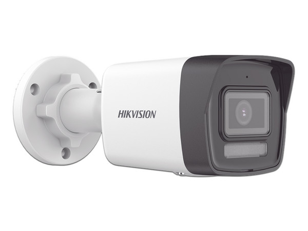 Cámara IP Tipo Bala Hikvision DS-2CD1023G2-LIU de 2MP, IR de hasta 30 m, Luz Blanca 20 m, Micrófono Integrado, ACUSENSE Lite, IP67, ONVIF, PoE.
