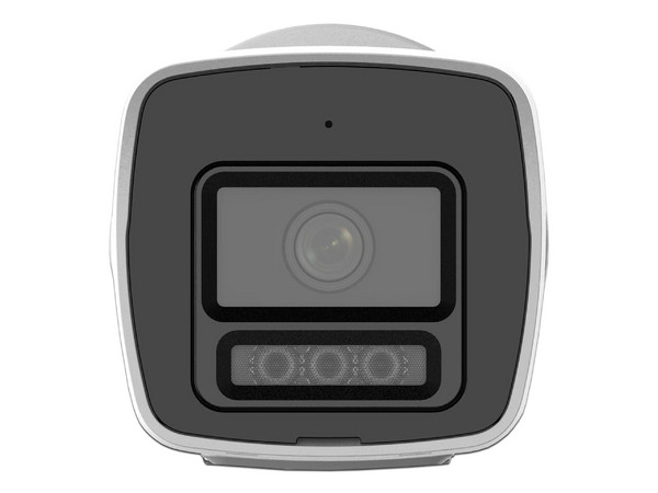 Cámara IP Tipo Bala Hikvision DS-2CD1027G2H-LIUF de 2MP (1920 x 1080), Lente de 2.8mm, IR hasta 30m, IP67, Color Blanco.