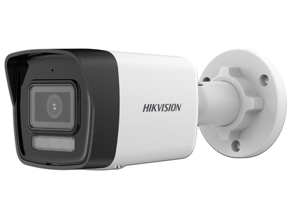 Cámara IP Tipo Bala Hikvision DS-2CD1043G2-LIUF/NEU de 4MP (2560 x 1440), Lente de 2.8mm, IR hasta 30m, IP67. Color Blanco.