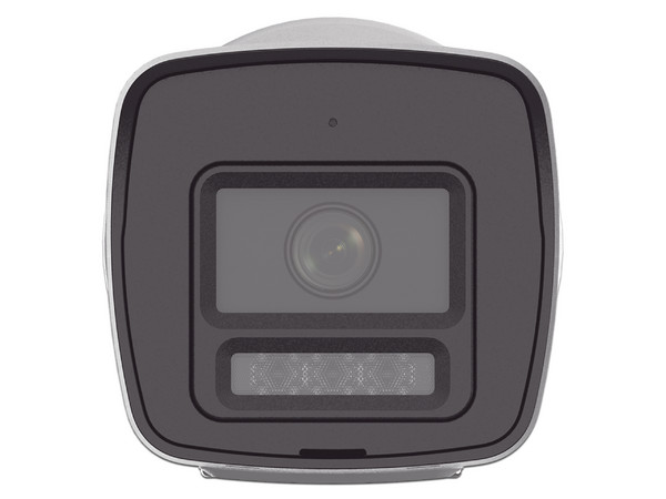 Cámara de Vigilancia IP Hikvision DS-2CD1043G2-LIUF/SL de 4MP (2560 x 1440), IR hasta 30m, Luz blanca hasta 20m, Micrófono Integrado, IP67. Color Blanco.