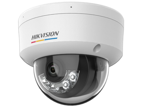 Cámara IP Tipo Domo Hikvision DS-2CD1167G2H-LIUF de 6MP (3200 x 1800), Lente de 2.8mm, IR hasta 30m, Microfono Integrado, IP67, Color Blanco.
