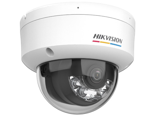 Cámara IP Tipo Domo Hikvision DS-2CD1167G3-LIUF de 6MP (3200 x 1800), Lente de 2.8mm, IR hasta 30m, Micrófono integrado. Color Blanco.