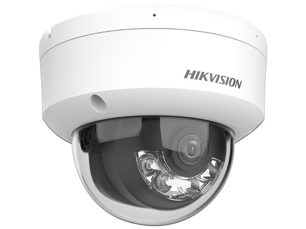 Cámara de Vigilancia IP Tipo Domo Hikvision DS-2CD1183G2-LIU de 8MP, (3840 x 2160), IR de hasta 30m, PoE. Color Blanco