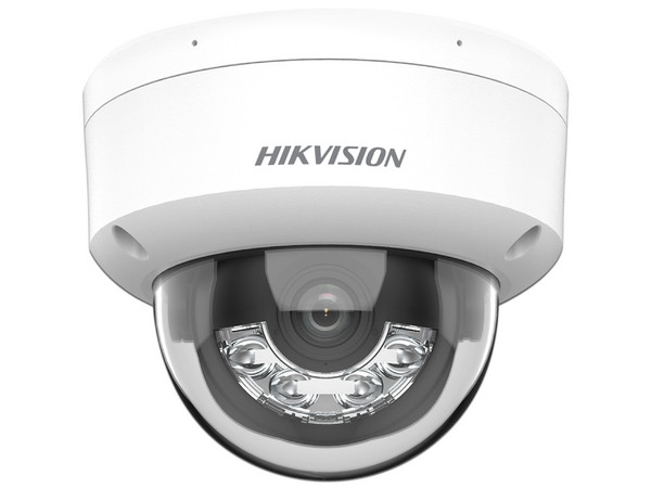 Cámara de Vigilancia IP Tipo Domo Hikvision DS-2CD1183G2-LIUF de 8MP, (3840 x 2160), IR de hasta 30m, PoE, Color Blanco.