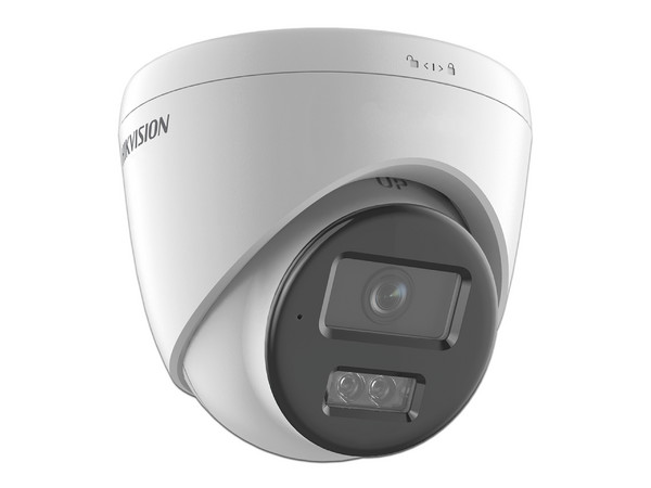 Cámara IP Tipo Torreta Hikvision DS-2CD1323G2-LIU de 2MP, IR de hasta 30 m, Luz Blanca hasta 20 m, Micrófono Integrado, IP67, ACUSENSE Lite, ONVIF, PoE.
