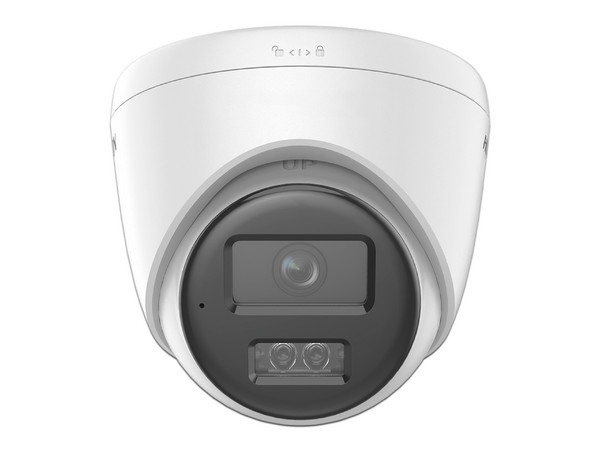 Cámara IP Tipo Torreta Hikvision DS-2CD1323G2-LIU de 2MP, IR de hasta 30 m, Luz Blanca hasta 20 m, Micrófono Integrado, IP67, ACUSENSE Lite, ONVIF, PoE.
