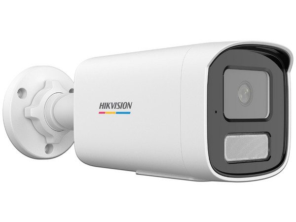 Cámara IP Tipo Bala Hikvision DS-2CD1T27G3-LIUF de 2MP (1920 x 1080), Lente de 4mm, IR de Hasta 50m, AcuSense Lite, Ranura MicroSD. Color Blanco.