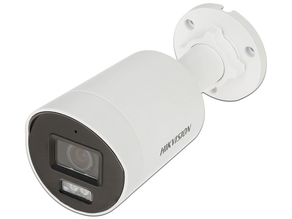 Cámara IP Tipo Bala Hikvision DS-2CD2063G2-LI2U de 6MP (3200 x 1800), Lente de 2.8mm, IR hasta 40m, IP67, Color Blanco.