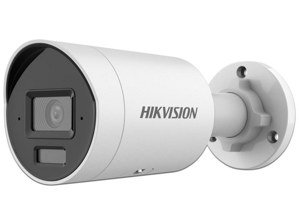 Cámara IP Tipo Bala Hikvision DS-2CD2063G2-LI2U de 6MP (3200 x 1800), Lente de 2.8mm, IR hasta 40m, IP67, Color Blanco.