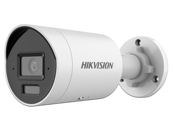 Cámara IP Tipo Bala Hikvision DS-2CD2083G2-LI2U de 8MP (3840 x 2160), Lente de 2.8mm, IR hasta 40m, IP67, Color Blanco.
