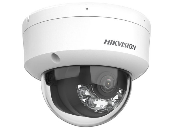 NA Camara Tipo Domo IP HIKVISION de 2 MP, Lente 2.8 mm, IR de 30 mts, IP67, Micro SD, 2 Micrófonos Integrados, PoE
