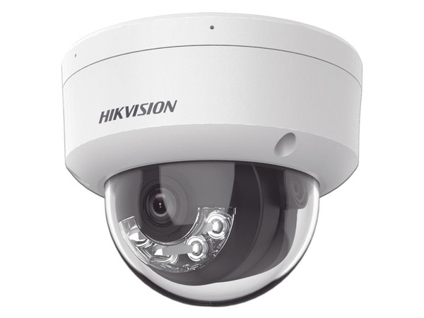 Cámara IP Tipo Domo Hikvision DS-2CD2143G2-LIS2U de 4MP (2688 x 1520), Lente de 2.8mm, IR hasta 30m, IP67, Color Blanco.