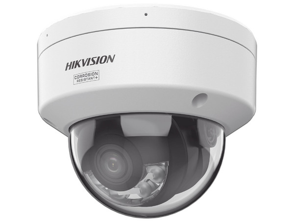 Cámara IP Tipo Domo Hikvision DS-2CD2147G3-LIS2UY de 4MP (2688 x 1520), Lente de 2.8mm, IR hasta 30m, Micrófono Integrado, IP67. Color Blanco.
