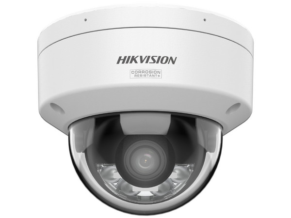 Cámara IP Tipo Domo Hikvision DS-2CD2147G3-LIS2UY de 4MP (2688 x 1520), Lente de 2.8mm, IR hasta 30m, Micrófono Integrado, IP67. Color Blanco.
