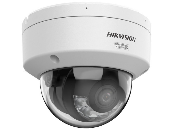 Cámara IP Tipo Domo Hikvision DS-2CD2167G3-LIS2UY de 6MP (3200 x 1800), Lente de 2.8mm, IR hasta 30m, IP67, Color Blanco.

