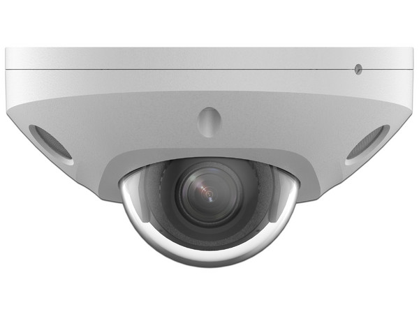 Cámara IP Tipo Mini Domo Hikvision DS-2CD2543G2-LIS2U de 4MP, IR de hasta 30 m, Luz Blanca hasta 30 m, Micrófono Integrado, IP67, IK8, ACUSENSE, ACUSEACH.