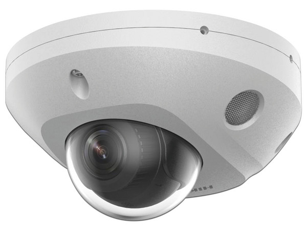 Cámara IP Tipo Mini Domo Hikvision DS-2CD2543G2-LIS2U de 4MP, IR de hasta 30 m, Luz Blanca hasta 30 m, Micrófono Integrado, IP67, IK8, ACUSENSE, ACUSEACH.