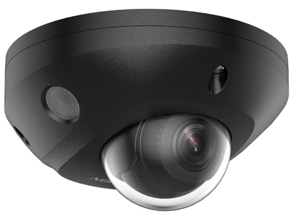Cámara IP Tipo Mini Domo Hikvision DS-2CD2543G2-LIS2U de 4MP, IR de hasta 30 m, Luz Blanca hasta 30 m, Micrófono Integrado, IP67, IK8, ACUSENSE, ACUSEACH. Color Negro