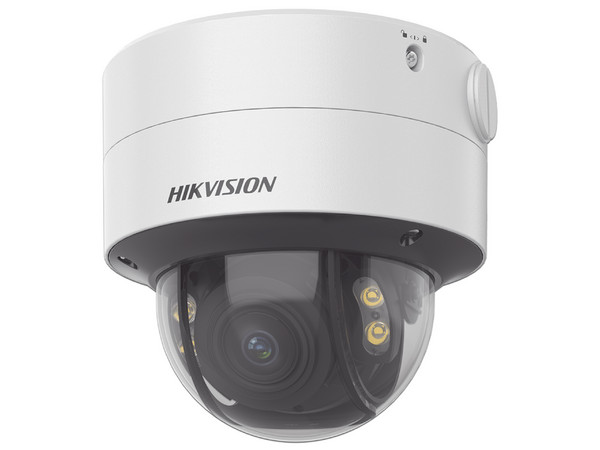 Cámara de Vigilancia IP Tipo Domo Hikvision DS-2CD2747G2-LZS(C) de 4MP (2560 x 1140), Lente 3.6 a 9 mm, IR Hasta 40 m, Color Blanco.