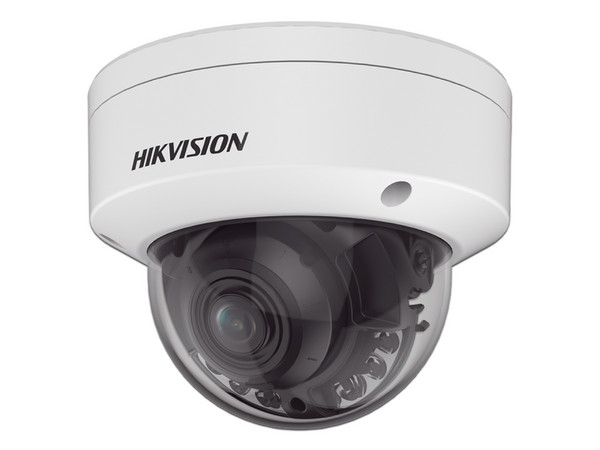 Cámara IP Tipo Domo Hikvision DS-2CD2747G2HT-LIZS de 4MP (2688 x 1520), Lente de 2.8mm, IR hasta 40m, Micrófono Integrado, IP67, Color Blanco.