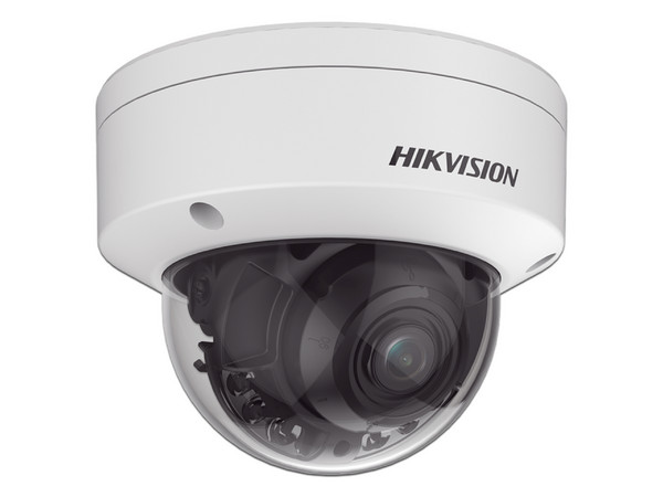 Cámara IP Tipo Domo Hikvision DS-2CD2747G2HT-LIZS de 4MP (2688 x 1520), Lente de 2.8mm, IR hasta 40m, Micrófono Integrado, IP67, Color Blanco.