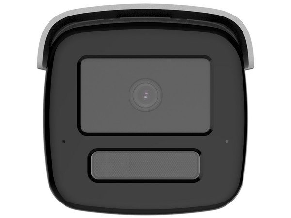 Cámara IP Tipo Bala Hikvision DS-2CD2T43G2-4LI2U de 4MP (2688 x 1520), Lente de 4mm, IR hasta 80m, IP67, Color Blanco.