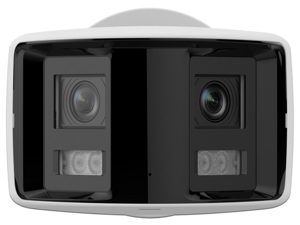 Cámara IP Tipo Bala Hikvision DS-2CD2T47G2P-LSU/SL de 4MP (3040 x 1368), Lente de 2.8 mm, IR Hasta 40 m, PoE, Protección IP67, Color Blanco.