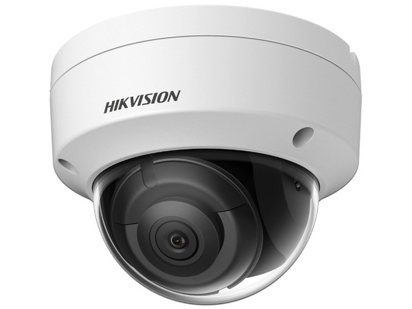 Cámara Tipo Domo Hikvision DS-2CD3121G2-ISF de 2MP (1920 x 1080), Lente de 2.8mm, IR hasta 40m, IP67. Color Blanco.