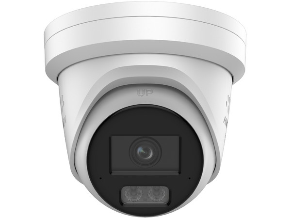 Cámara IP Tipo Torreta Hikvision DS-2CD3347G3-LISUY/SL de 4MP (2688 x 1520), IR hasta 40m, Darkfigther, Ranura Micro SD, IP67.