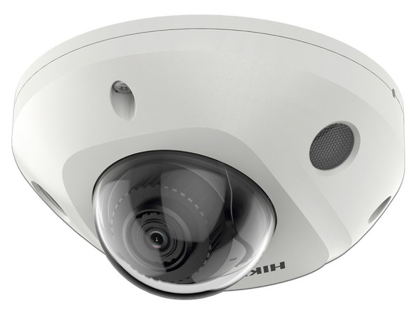Cámara de Vigilancia IP Tipo Mini Domo HIKVISION DS-2CD3546G2-IS(H) de 4 MP, Lente de 2.8 mm, IP66, IK08 , IR de hasta 30 m.