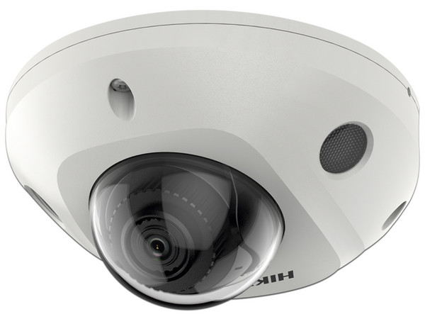 Cámara IP Tipo Domo Hikvision DS-2CD3566G2-IS(H) de 6MP, IR de hasta 30m, IP67, IK08, PoE.