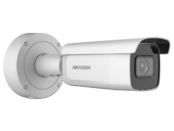 NA Cámara de Vigilancia IP de Tipo Bala Hikvision DS-2CD3646G2T-IZSY(H) de 6MP, 3200 x 1800, IP67, IK10, PoE+.