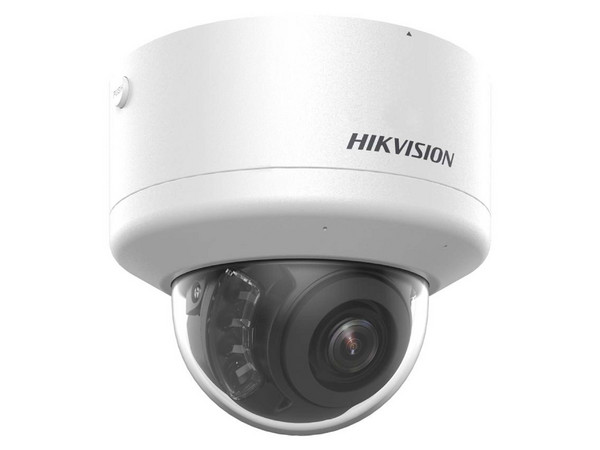 Cámara IP Tipo Domo Hikvision DS-2CD3746G2HT-LIZSU(PTRZ) de 4MP (2688 x 1520), Lente de 2.7mm, IR hasta 40m, IP66, Color Blanco.