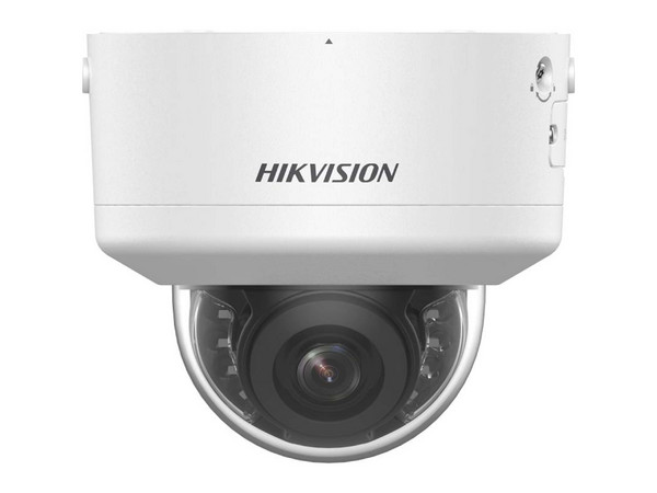 Cámara IP Tipo Domo Hikvision DS-2CD3746G2HT-LIZSU(PTRZ) de 4MP (2688 x 1520), Lente de 2.7mm, IR hasta 40m, IP66, Color Blanco.