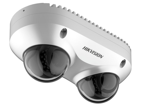 Cámara Dual IP  Hikvision DS-2CD6D42G0-IS de 4MP (2688 x 1520), Lente de 2.8mm, IR hasta 10m, IP67. Color Blanco.
