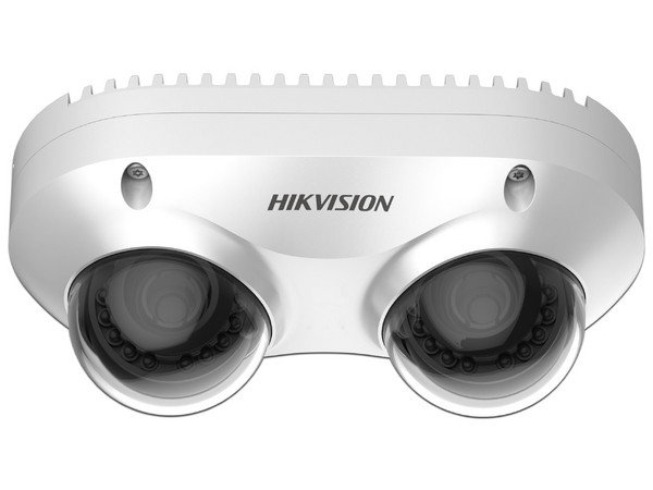 Cámara Dual IP  Hikvision DS-2CD6D42G0-IS de 4MP (2688 x 1520), Lente de 2.8mm, IR hasta 10m, IP67. Color Blanco.
