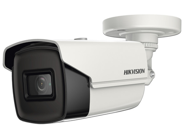 Cámara IP Tipo Bala Hikvision DS-2CE16U0T-IT3F, 8MP (3840 x 2160), Lente de 2.8mm, IR hasta 60m, IP67, Color Blanco.