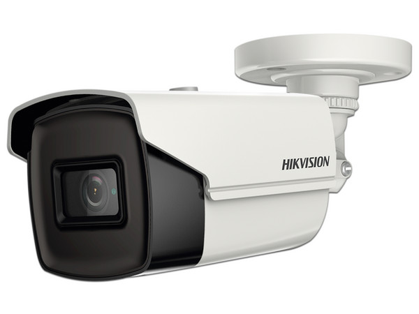 Cámara de vigilancia Tipo Bala Hikvision DS-2CE16U1T-IT3F, de 8MP 4K, IR de hasta 60 metros, IP67.