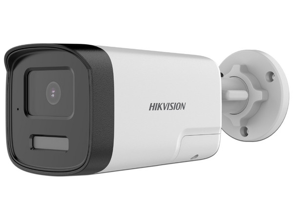 Cámara de Vigilancia Tipo Bala Hikvision TURBOHD DS-2CE17U0-TLTS de 8MP (3840 x 2160), Lente de 2.8 mm, IR hasta 40m, Dual Light, ColorVu, IP67.