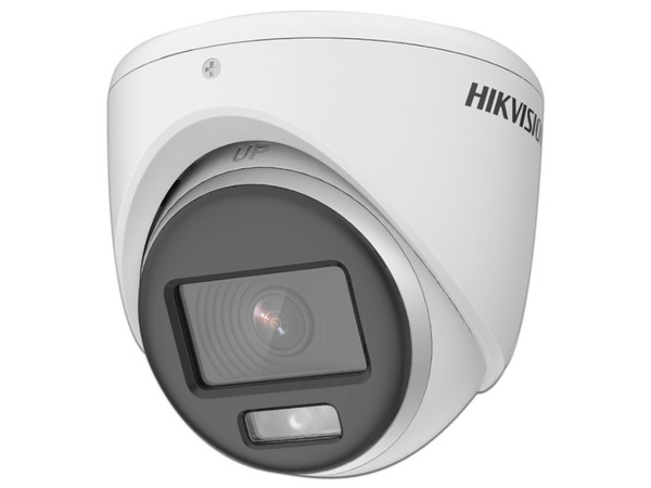 Cámara Hikvision DS-2CE70DF0T-MF, Tipo Domo de 2MP, con luz IR 20m, IP67, Color Blanco.