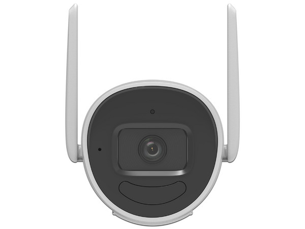 Cámara IP Tipo Bala Hikvision DS-2CV2021G2-IDW(W) de 2MP (1920 x 1080), Lente de 2.8mm, IR de Hasta 30m, AcuSense Lite, Wi-Fi, Ranura MicroSD, IP66. Color Blanco.