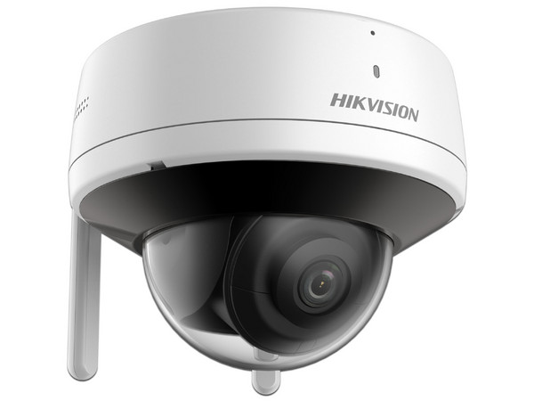 Cámara Tipo Domo Hikvision DS-2CV2141G2-IDW(W) de 4MP (2560 x 1440), Lente de 2.8mm, IR hasta 30m, IP66, Color Blanco.