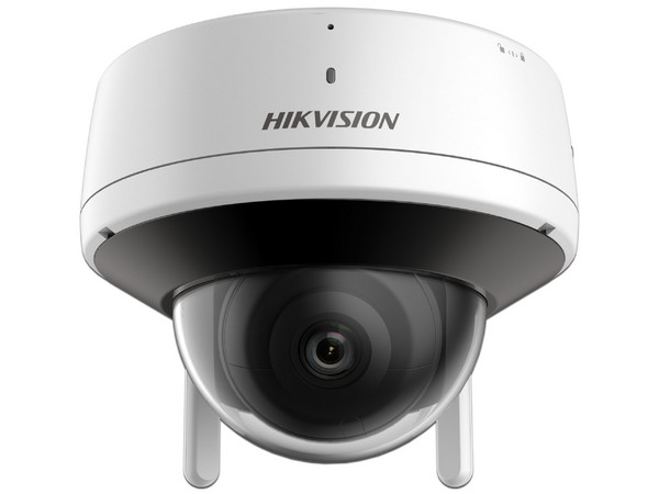 Cámara Tipo Domo Hikvision DS-2CV2141G2-IDW(W) de 4MP (2560 x 1440), Lente de 2.8mm, IR hasta 30m, IP66, Color Blanco.