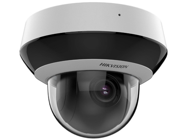 Cámara PTZ IP Mini Domo Hikvision DS-2DE2A204IWG1-E de 2MP (1920 x 1080), Zoom Óptico 4x, IR de Hasta 20m, IP66, IK10, Ranura MicroSD. Color Blanco