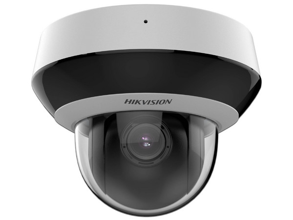 Cámara PTZ IP Mini Domo Hikvision DS-2DE2A204IWG1-E de 2MP (1920 x 1080), Zoom Óptico 4x, IR de Hasta 20m, IP66, IK10, Ranura MicroSD. Color Blanco