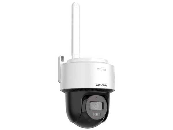 Cámara IP Tipo Domo Hikvision DS-2DE2C400MWG-4G de 4MP (2560 x 1440), Lente de 2.8mm, IR hasta 30m, Microfono Integrado, IP66, Color Blanco.
