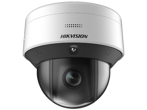 Cámara PTZ IP Hikvision DS-2DE3C210IX-DE(C1)(T5)(AR) de 2MP (1920 x 1080), Lente Motorizado de 2.8mm a 28mm, IR de 50m, Ranura MicroSD. Color Blanco.