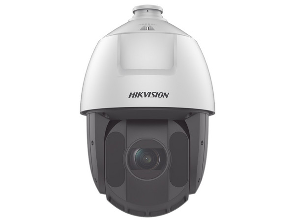 Cámara PTZ Hikvision DS-2DE5825IWG-E de 8MP (3840 x 2160), Lente de 5.9mm, IR hasta 150m, IP66, Color Blanco.