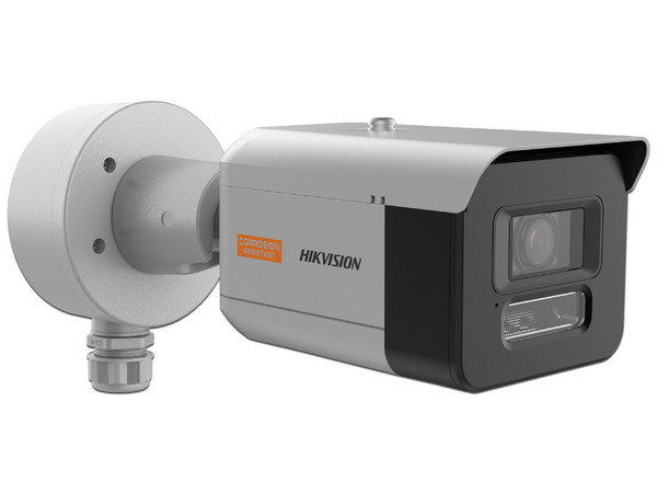 Cámara de Vigilancia Tipo Bala HIKVISION DS-2XC3T46G0H-LISU(PA) de 4MP, Lente 2.8mm (2688 x 1520), IR de hasta 40m, IP68. Color Blanco.